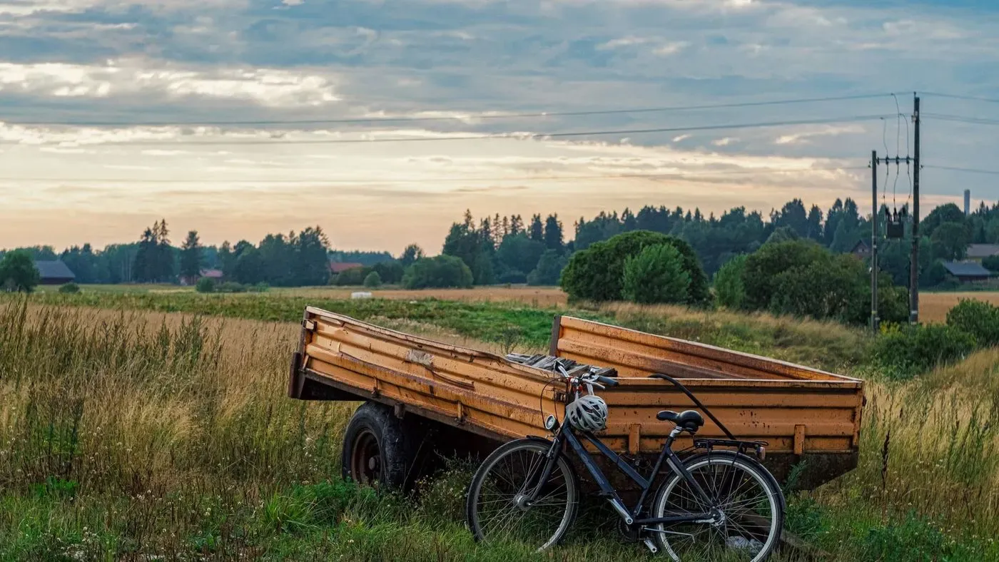 Cykelvagn med barn