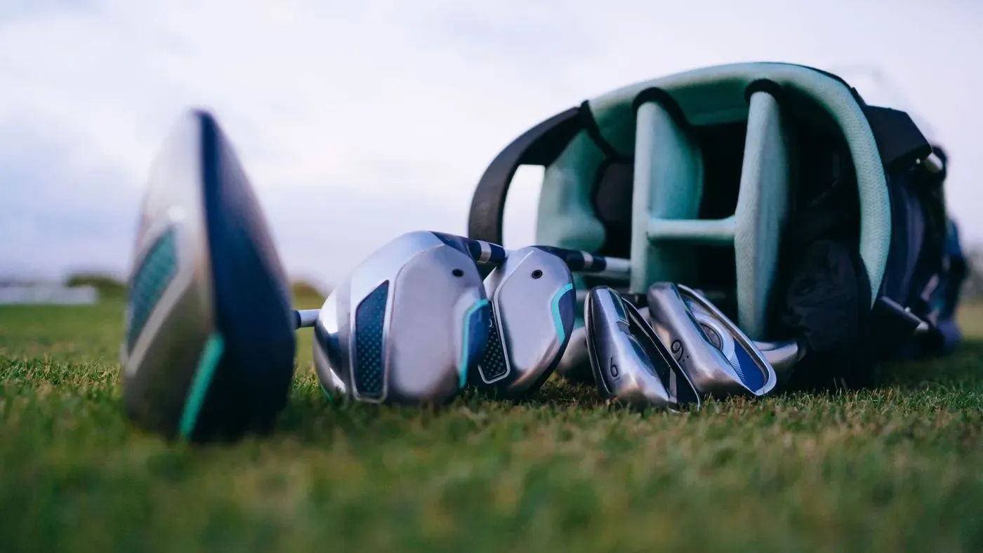 Golfset i golfbag