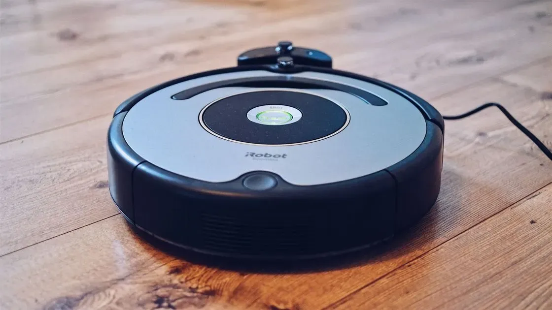 Sensorer på robotdammsugare i närbild